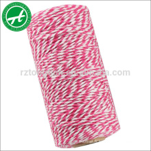 Corde de coton multicolore pour cordes de ficelle de boulangerie pour les ornements DIY